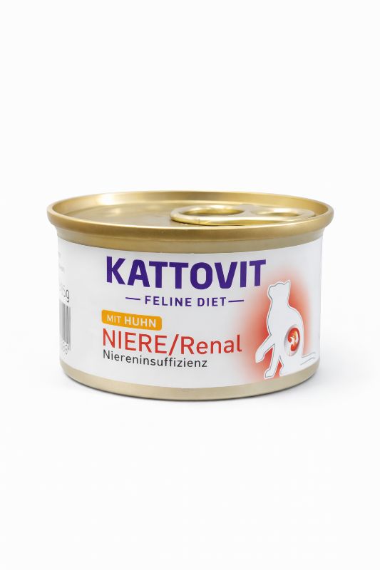 Kattovit Niere/Renal mit Huhn Katzenfutter Dose