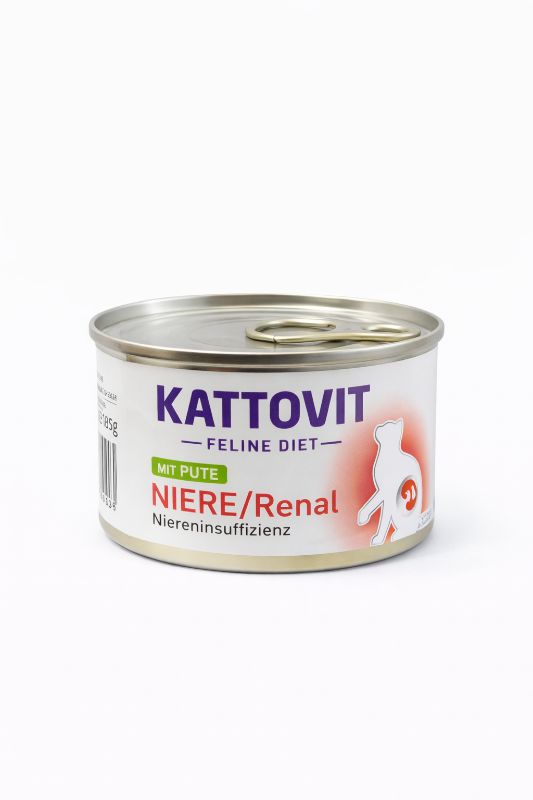 Kattovit Niere/Renal mit Pute 185g  Katzenfutter 