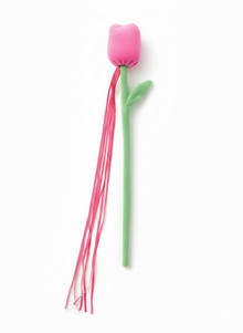 Katzenangel Flower rosa Tulpe mit rosa Bändern