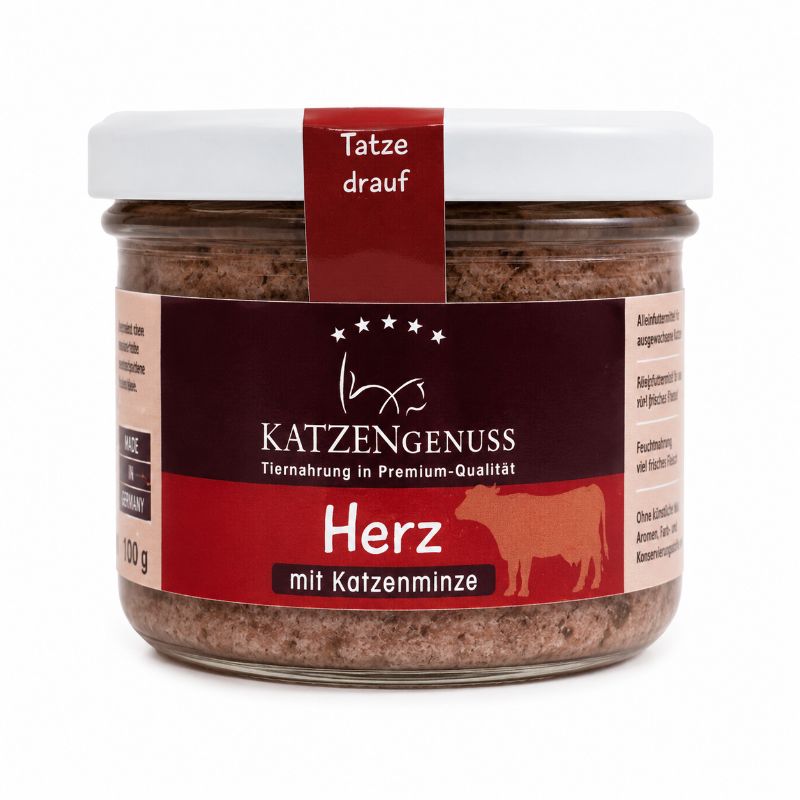 Katzengenuss „Herz mit Katzenminze