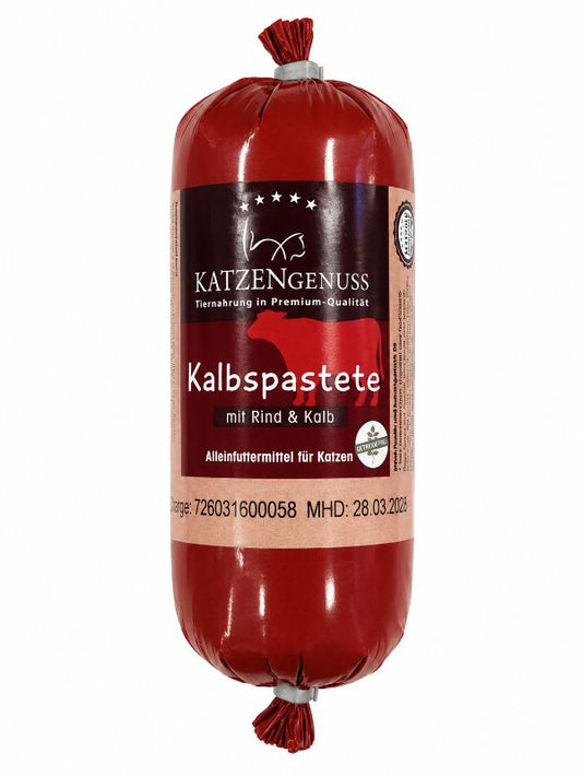 Katzengenuss Kalbspastete mit Rind & Kalb