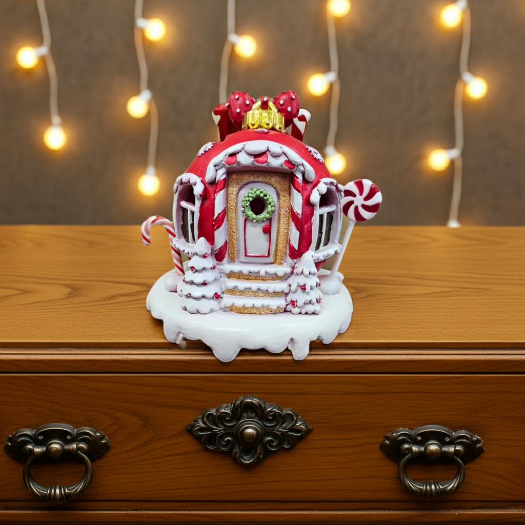 Lampe weihnachtlich rot