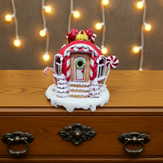 Lampe weihnachtlich rot