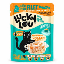 Lucky Lou Hühnerfilet mit Hühnerleber in Saft 70g