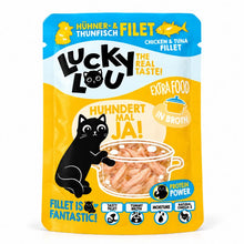 Lucky Lou – Huhn & Thunfisch in Saft 70 g