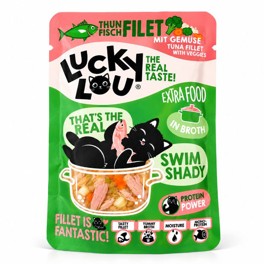 Lucky Lou – Thunfisch mit Kartoffeln, Karotte & Brokkoli | 70 g
