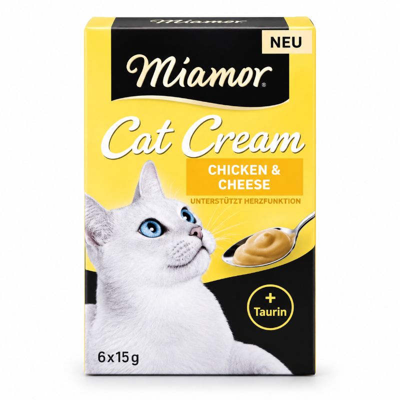 Miamor Cat Cream Chicken & Cheese – mit Taurin