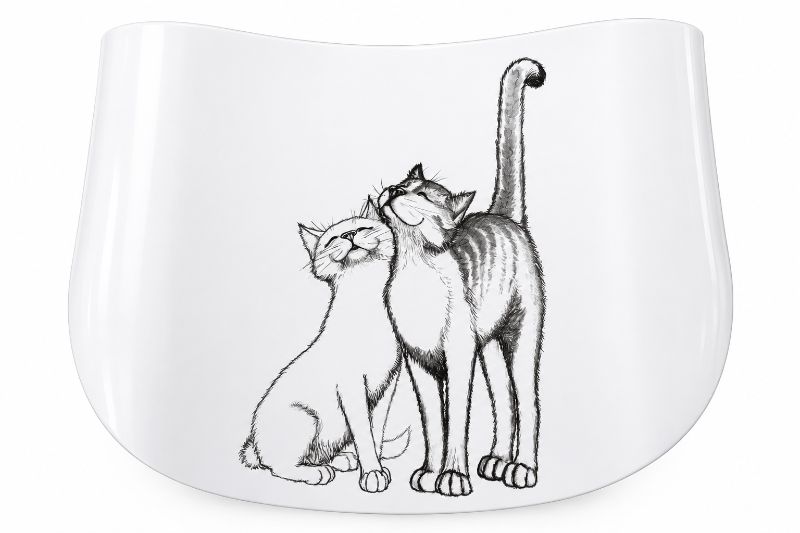 Napfunterlage Schmusekatzen