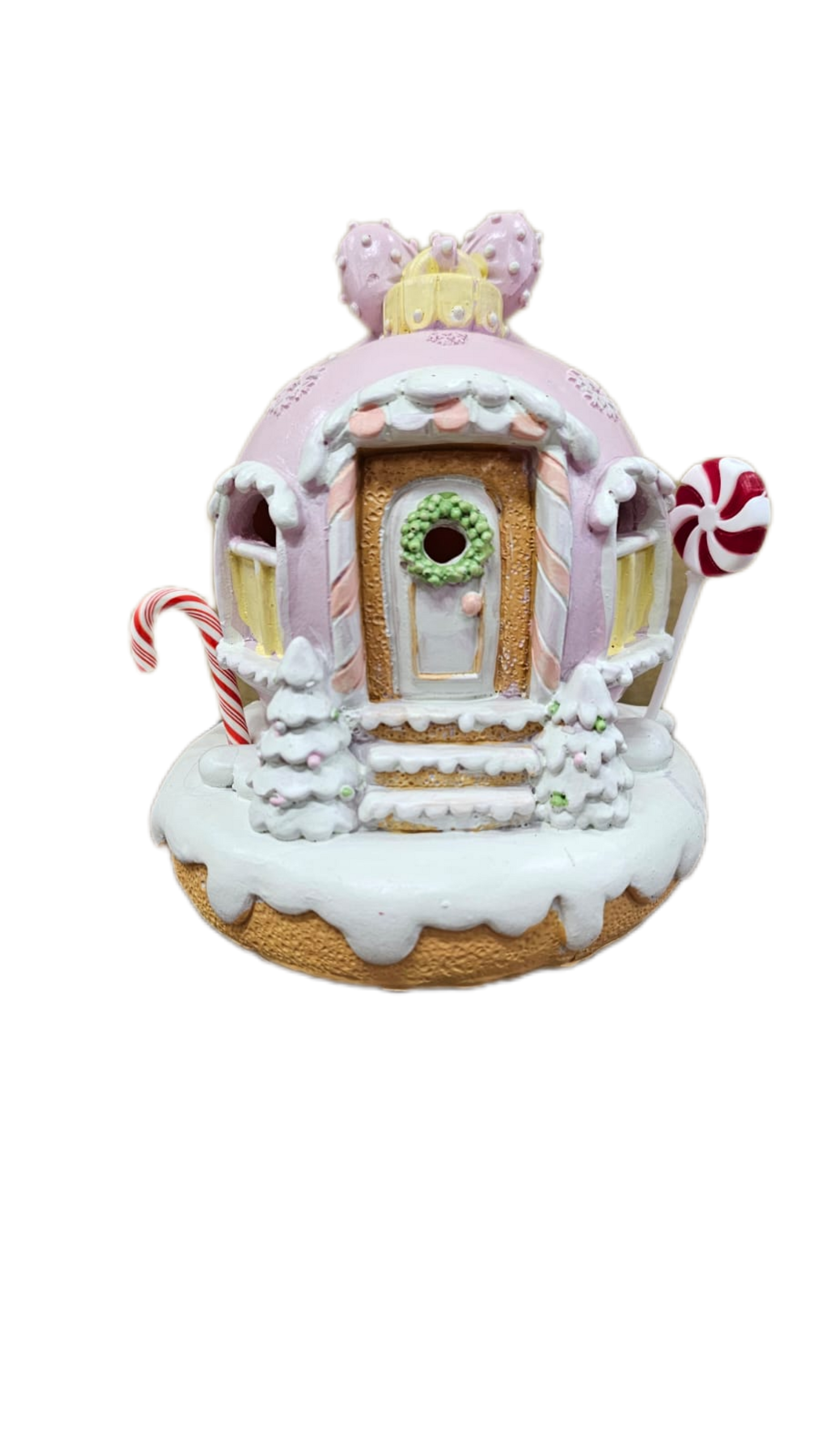 Weihnachtshaus beleuchtet