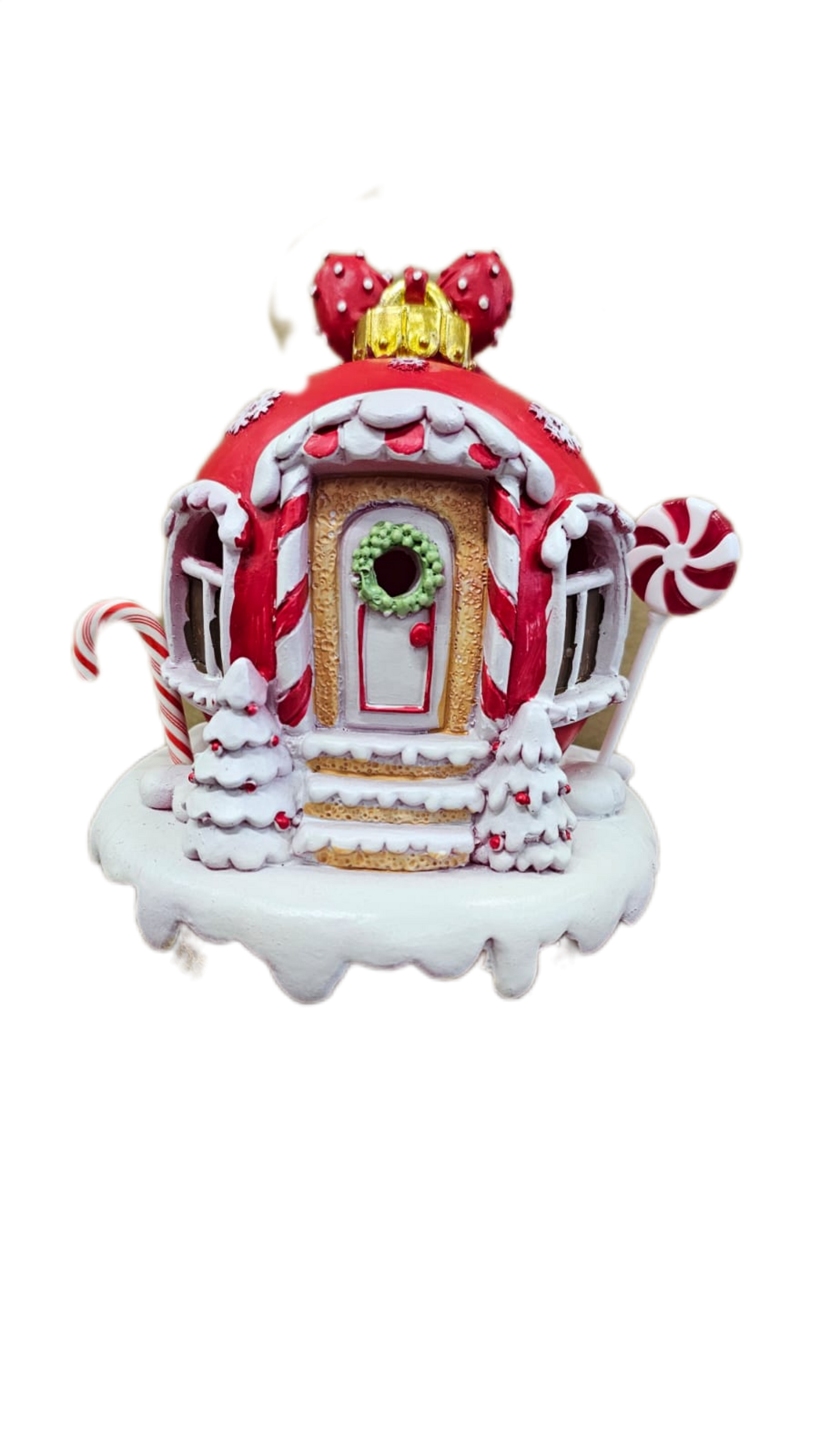 Weihnachtshaus beleuchtet