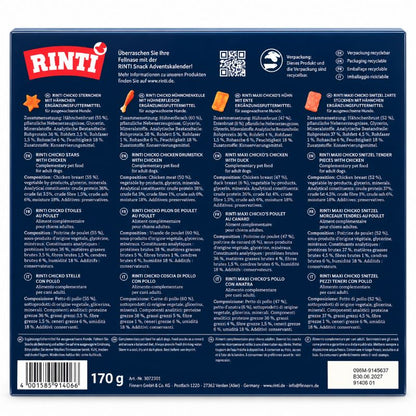 RINTI Snack-Adventskalender für Hunde Rückseite 