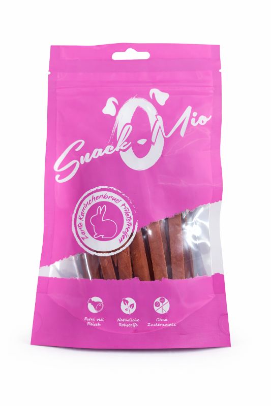 Snack o Mio Kaninchenstreifen Hundesnack