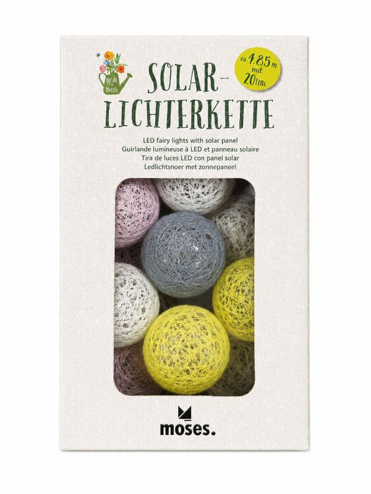 Solar-Lichterkette bunt 