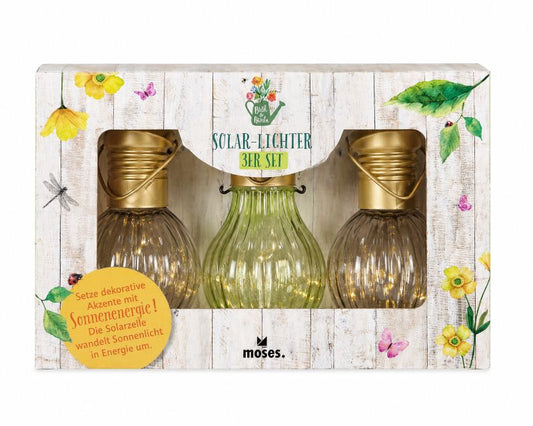 Solar Lichter 3er Set 