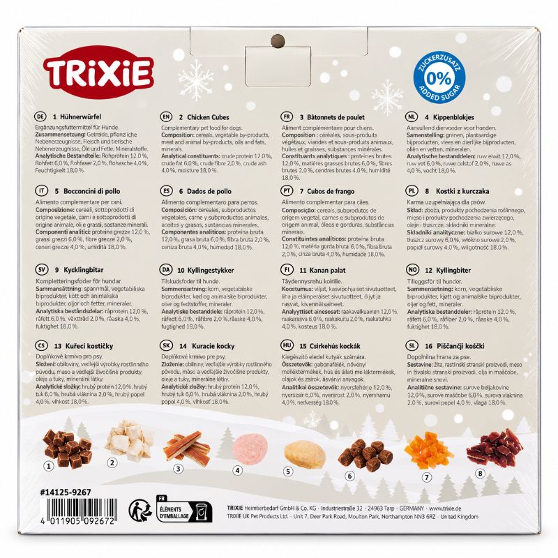TRIXIE Katzen-Adventskalender Rückseite 