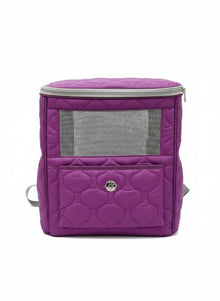 Transport Rucksack violett für Hunde und Katzen 