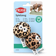 Trixie Bälle im Leo Design mit Katzenminze 