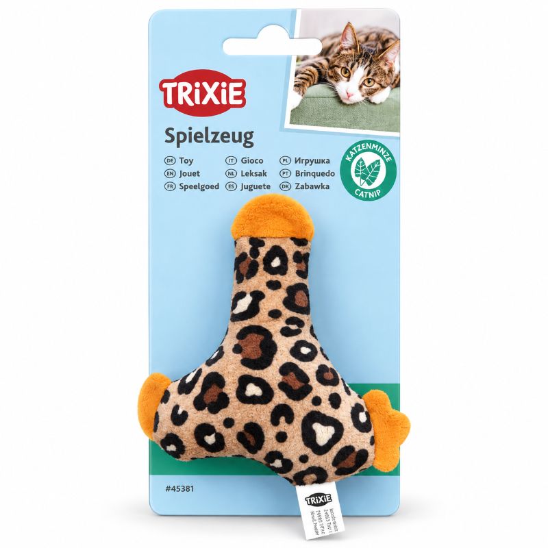 Trixie Ente im Leo Design mit Katzenminze