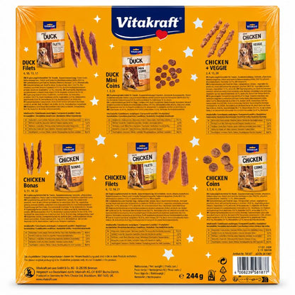 Vitakraft Merry Christmas Adventskalender für Hunde Rückseite 
