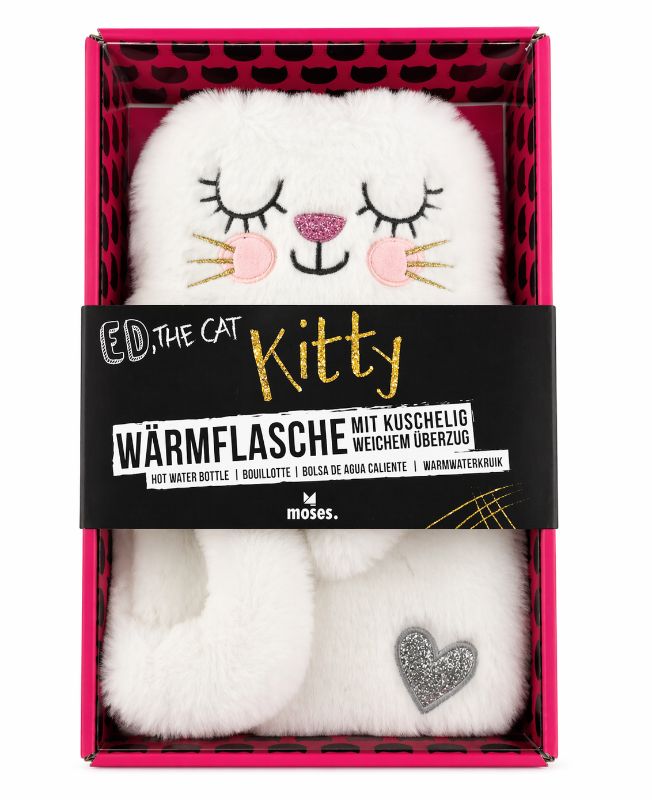 Wärmflasche „Kitty“ – Kuschelige Wärme mit süßem Katzen-Design