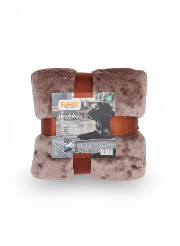 Wasserdichte Hundedecke rostbraun