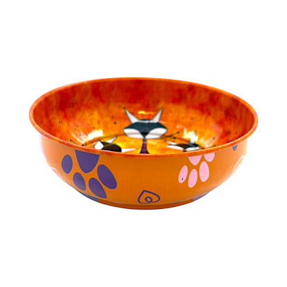 Metall Schüssel - Katze 2 - Groß - 12cm