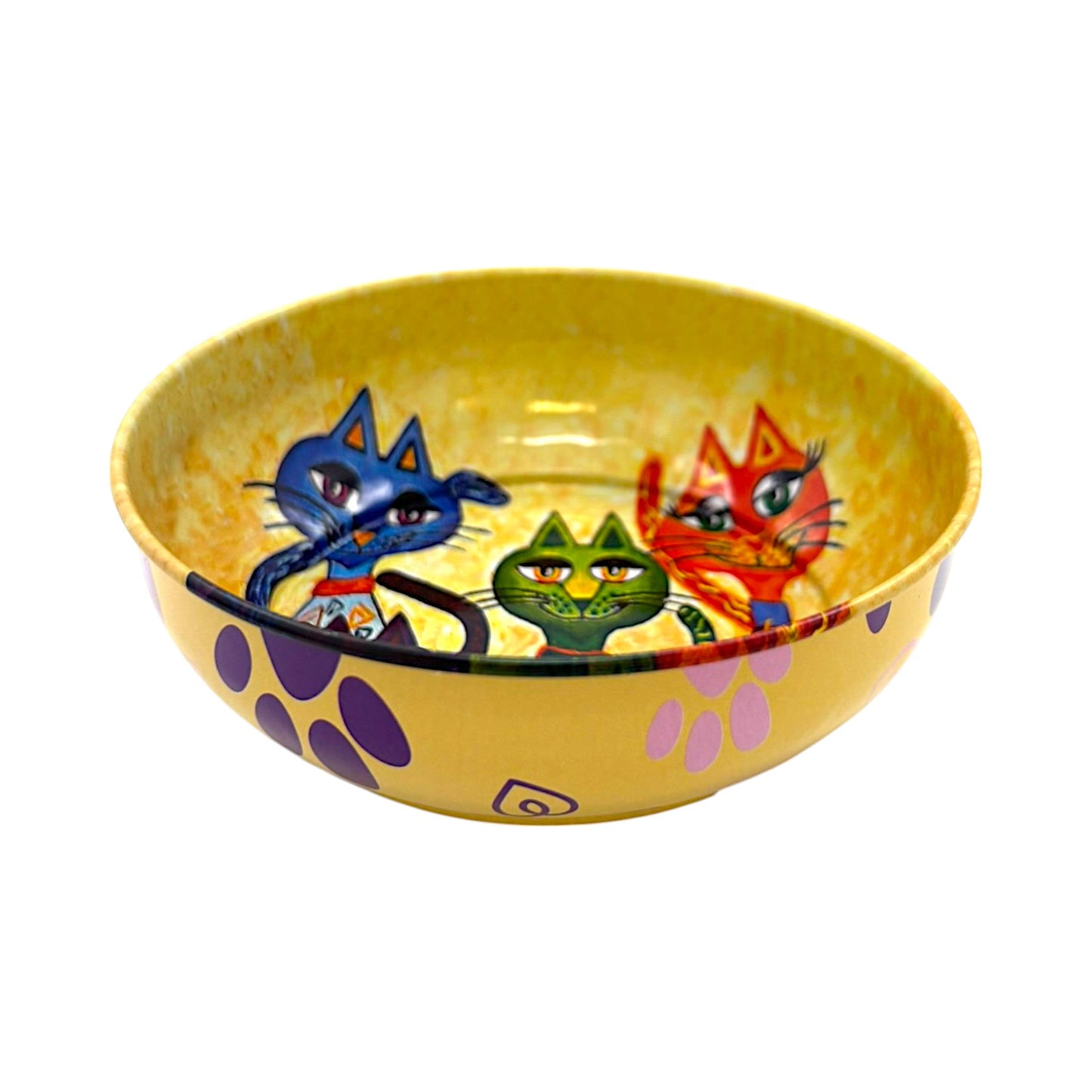 Metall Schüssel - Katze 1 - Groß - 12cm