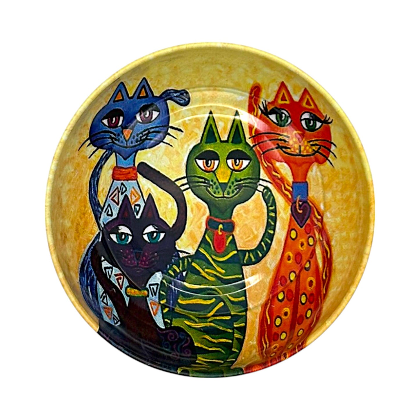 Metall Schüssel - Katze 1 - Groß - 12cm