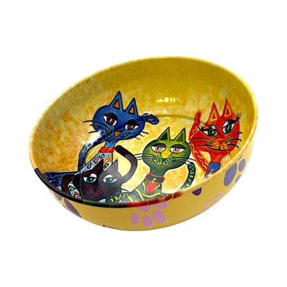 Metall Schüssel - Katze 1 - Groß - 12cm