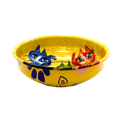 Metall Schüssel - Katze 2 - Klein - 8cm