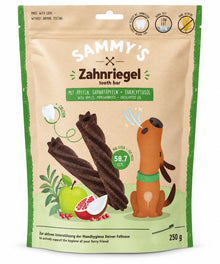 SAMMY’S Zahnriegel mit Apfel, Granatapfel & Eukalyptusöl – 250 g