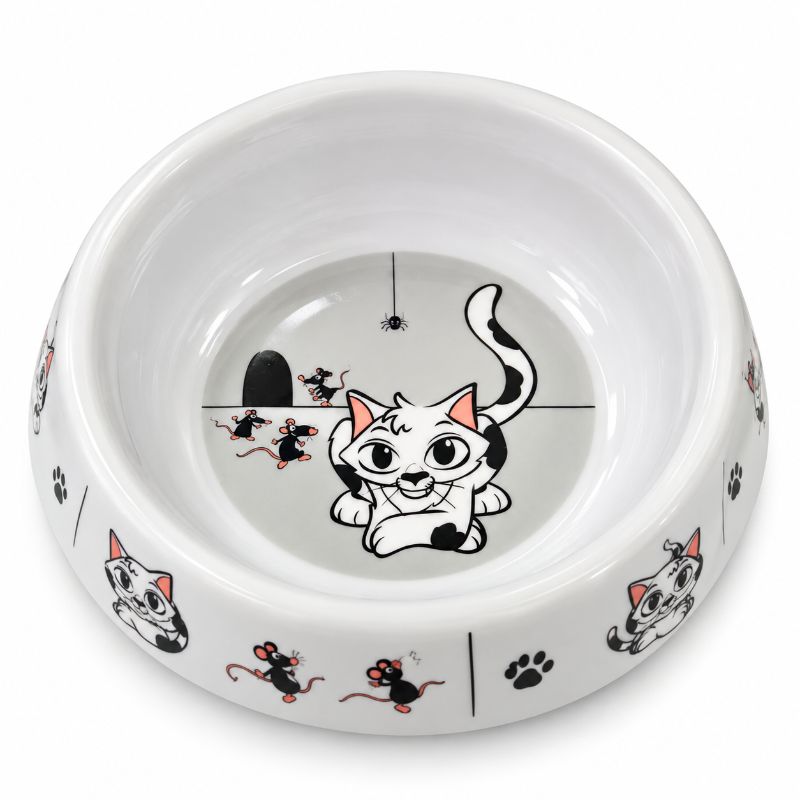Katzennapf mit verspieltem Katzenmotiv 150ml